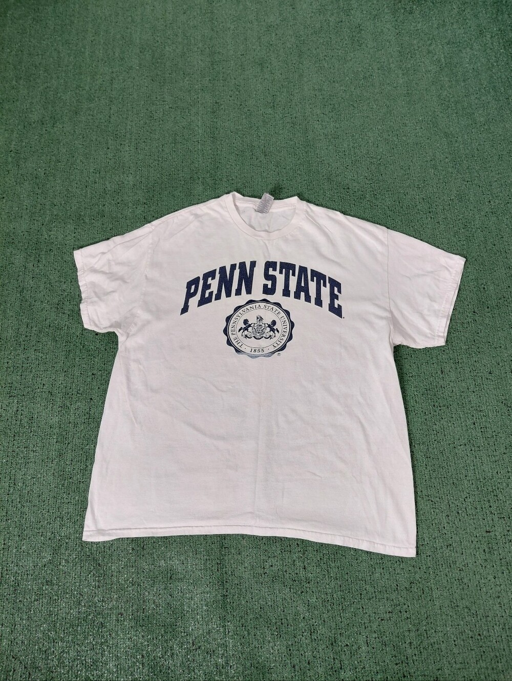 Penn State College University NCAA 2012 White (Stains) T Shirt Sz XL